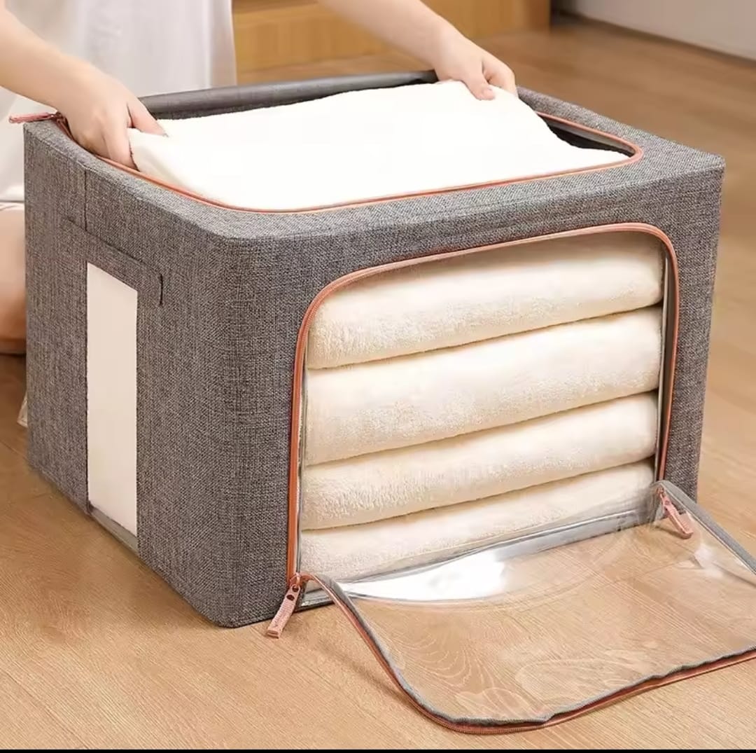 100L Zipped Storage Box/ Wardrobe Organizer