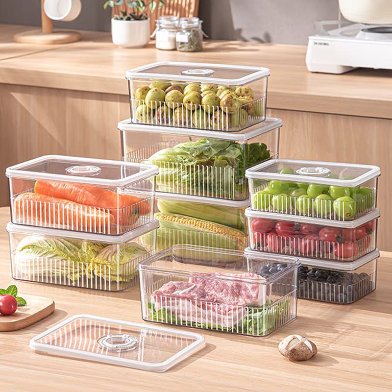 Acrylic Transparent fridge organizer (3 pieces set)