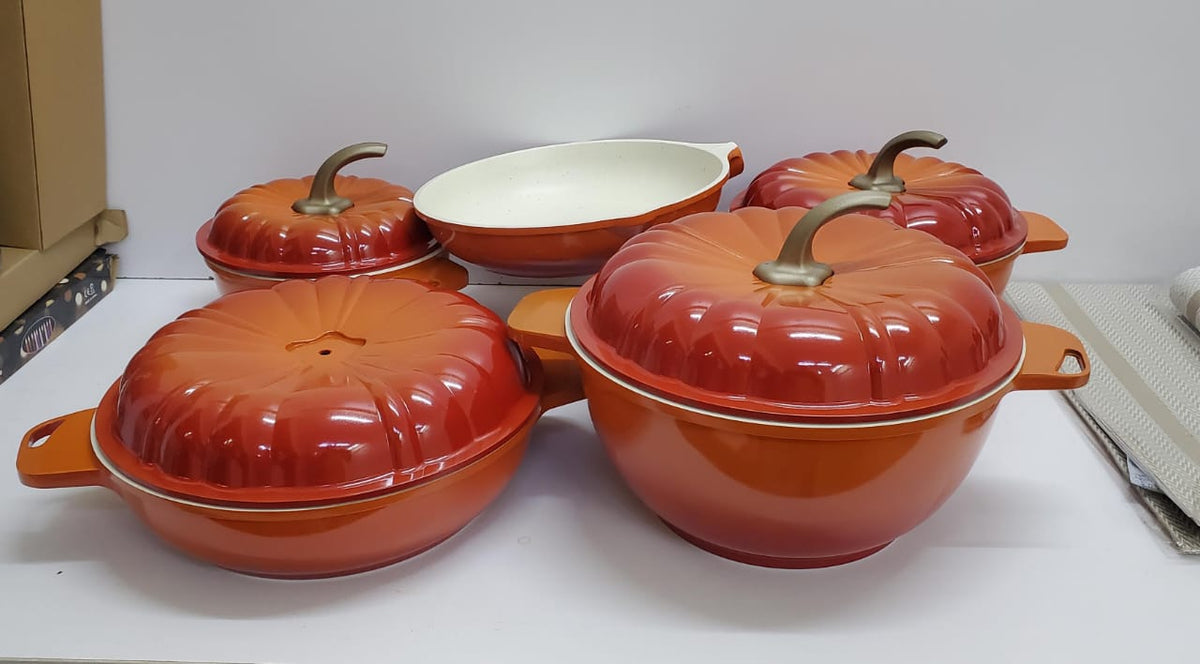 9 PCS USFE PUMPKIN Granite cookware set