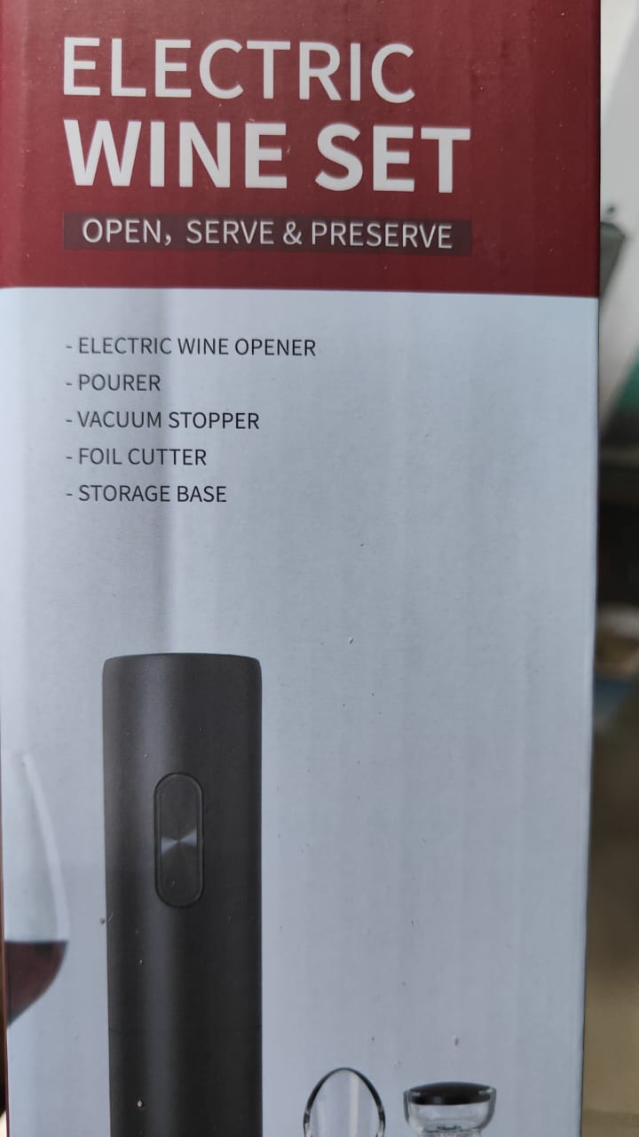 Electric Wine Opener Set