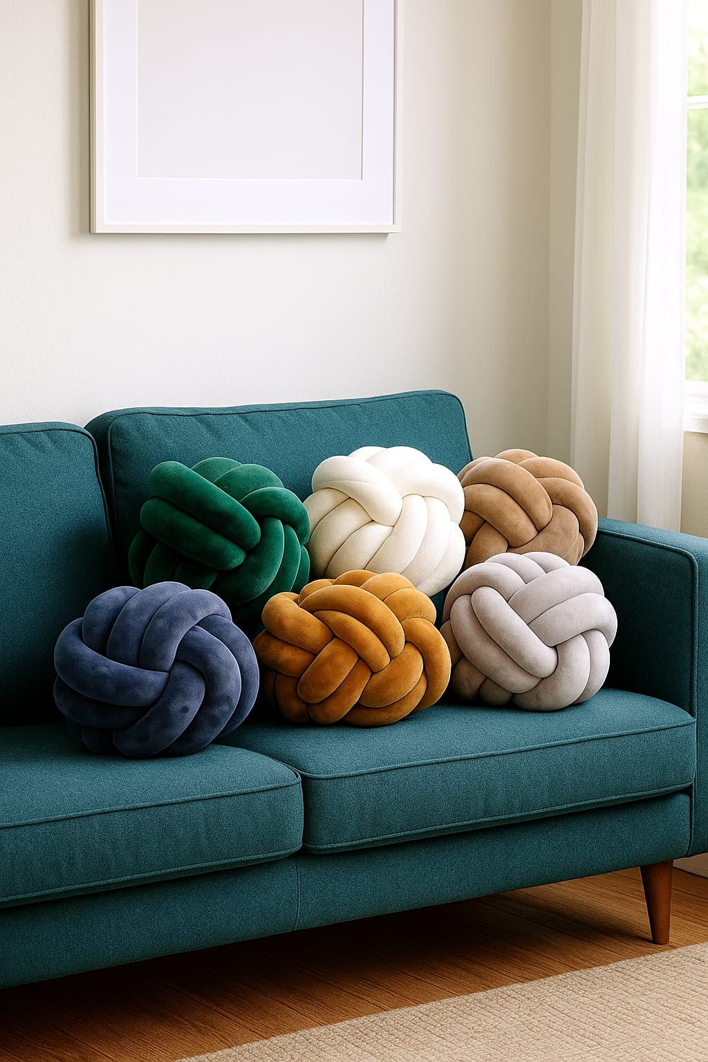 Knot pillows