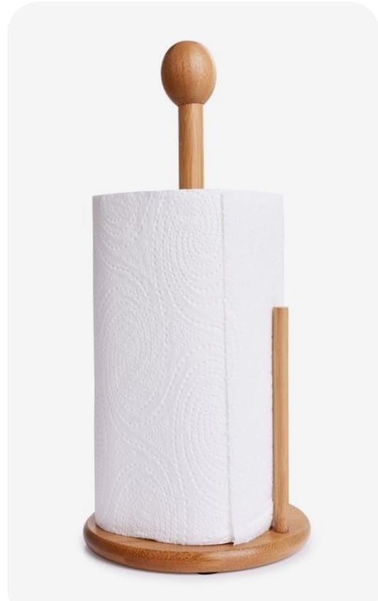 Bamboo Wood Tissue Holder