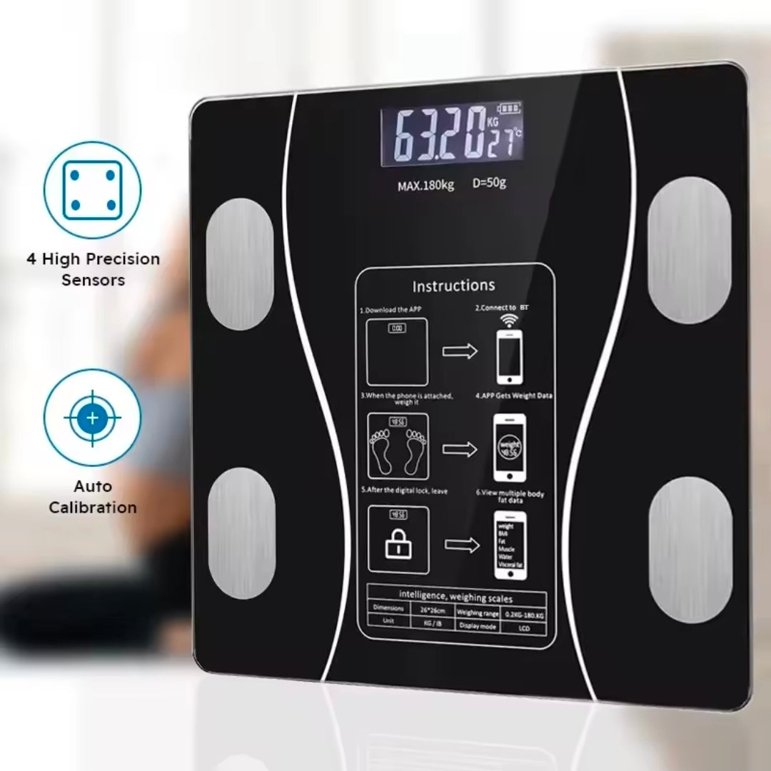Intelligent Bluetooth BMI Body Weighing Scale