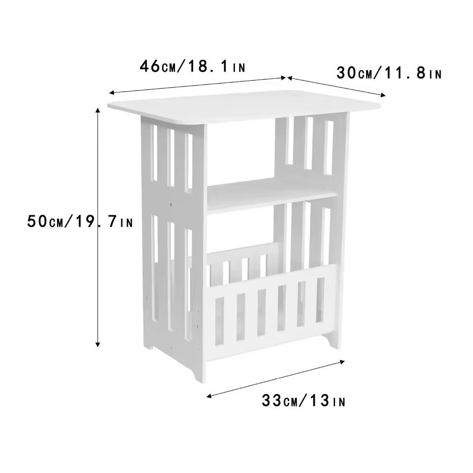 Nordic Style Wooden Storage Table