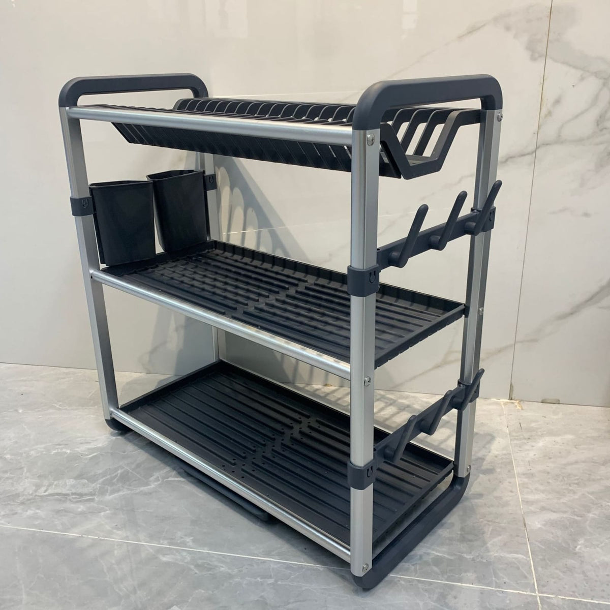 3Tier Aluminium Dish Drainer