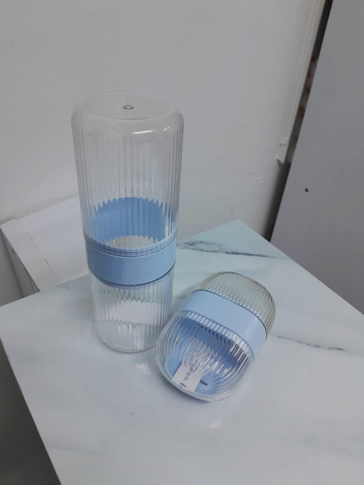 Portable toothbrush and soap holder