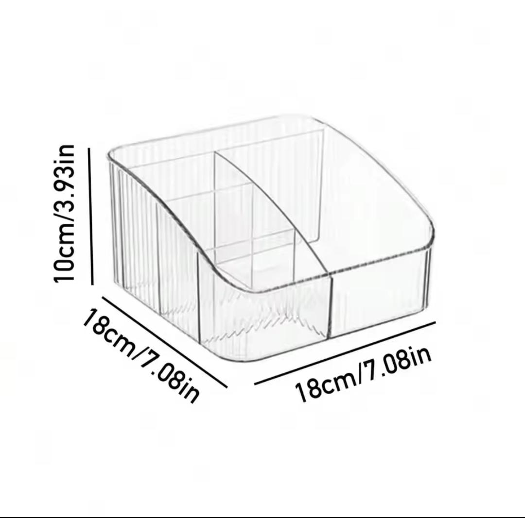 Heavy acrylic cosmetic organizer