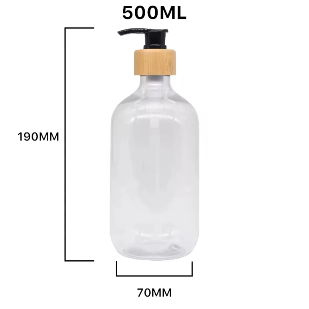 500ml PET plastic soap dispenser bottles