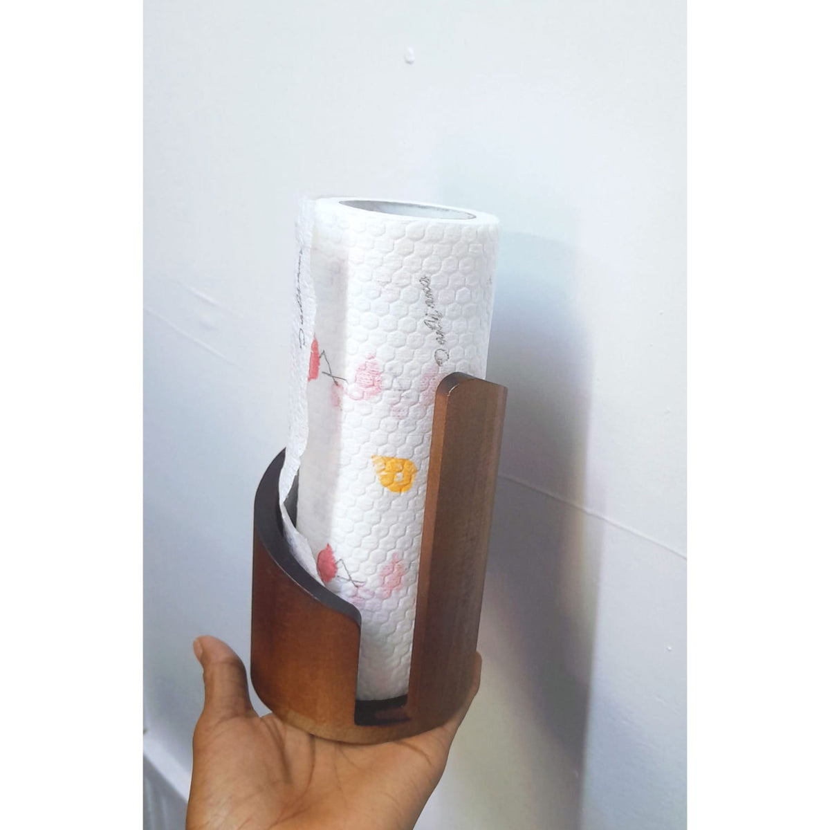 Bamboo napkin/paper towel holder