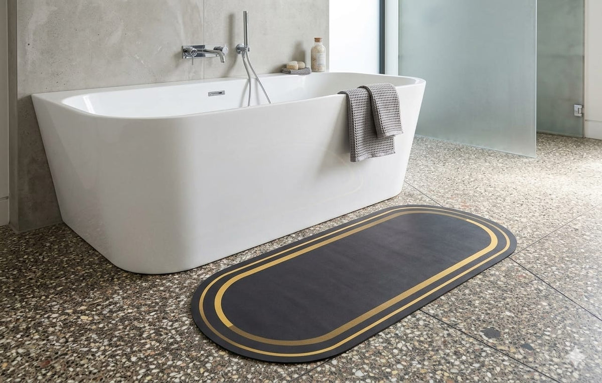 Super Absorbent oval rubber Mat