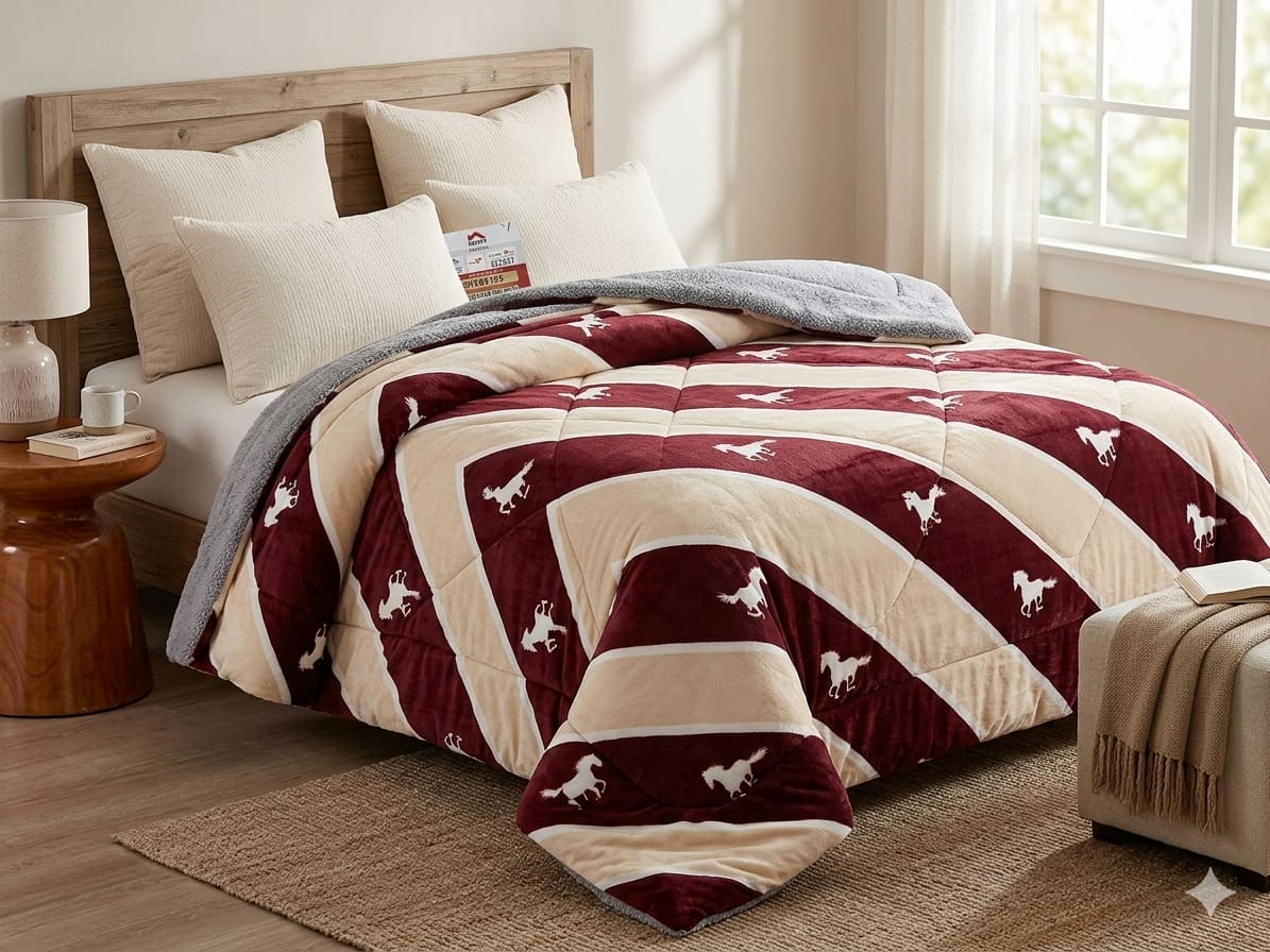 Single woolen duvet