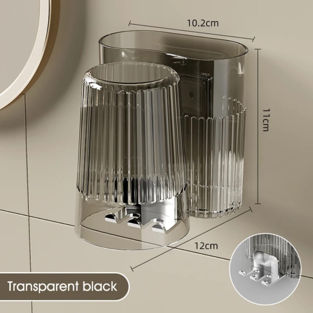 Toothbrush holders with gaggle cup