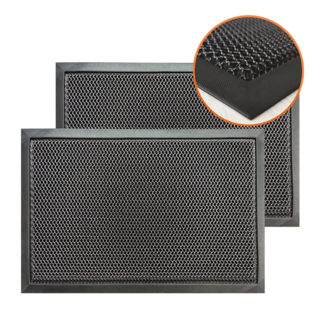 Non-slip heavy rubber doormat with a comfort feet feel.