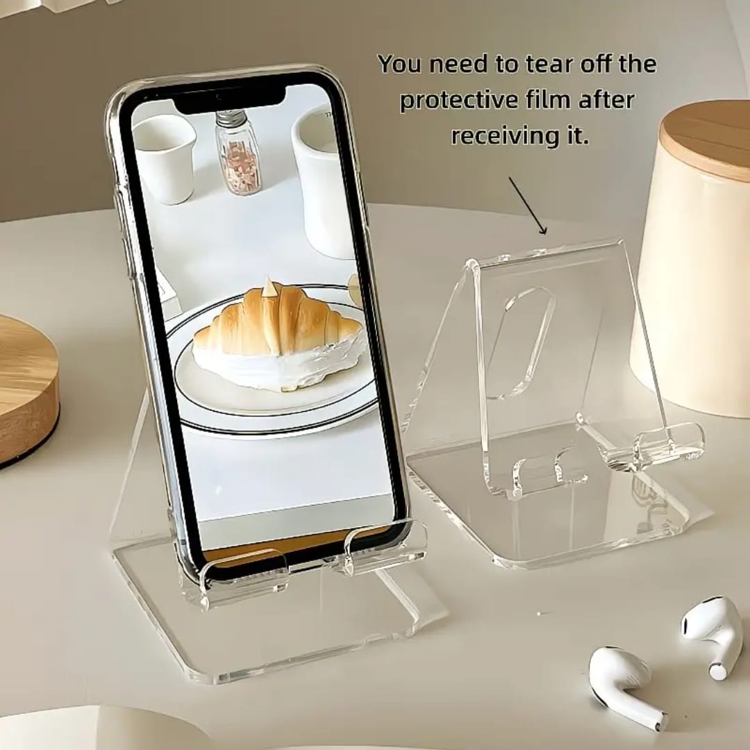 Acrylic Transparent Mobile & Tablet Holder