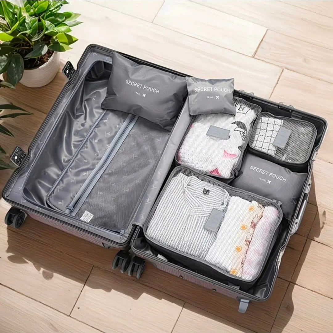 6pcs Luggage Travel Organizers For Suitcase