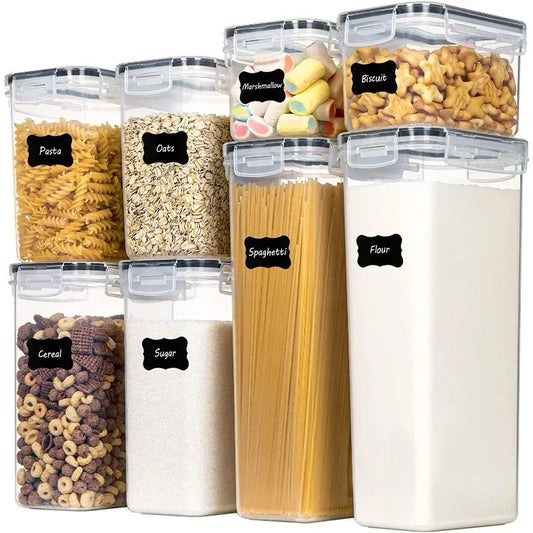8pc food/cereal pantry storage containers