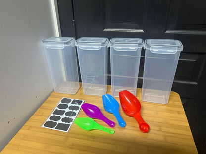 4pcs food storage containers