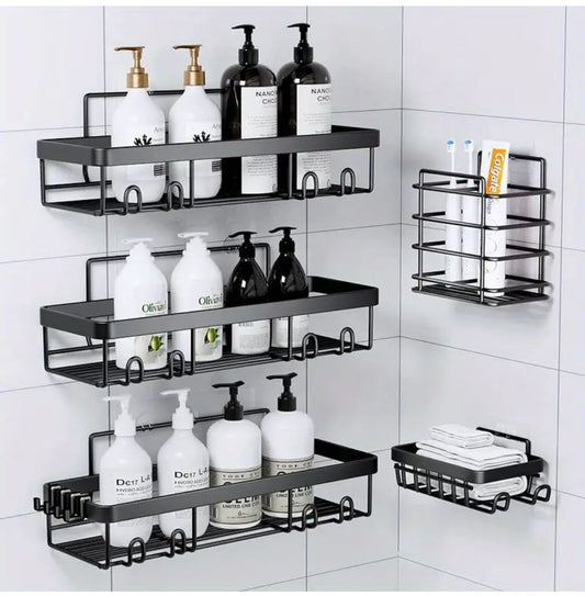 5pcs set Shower caddy shelf/Bathroom
