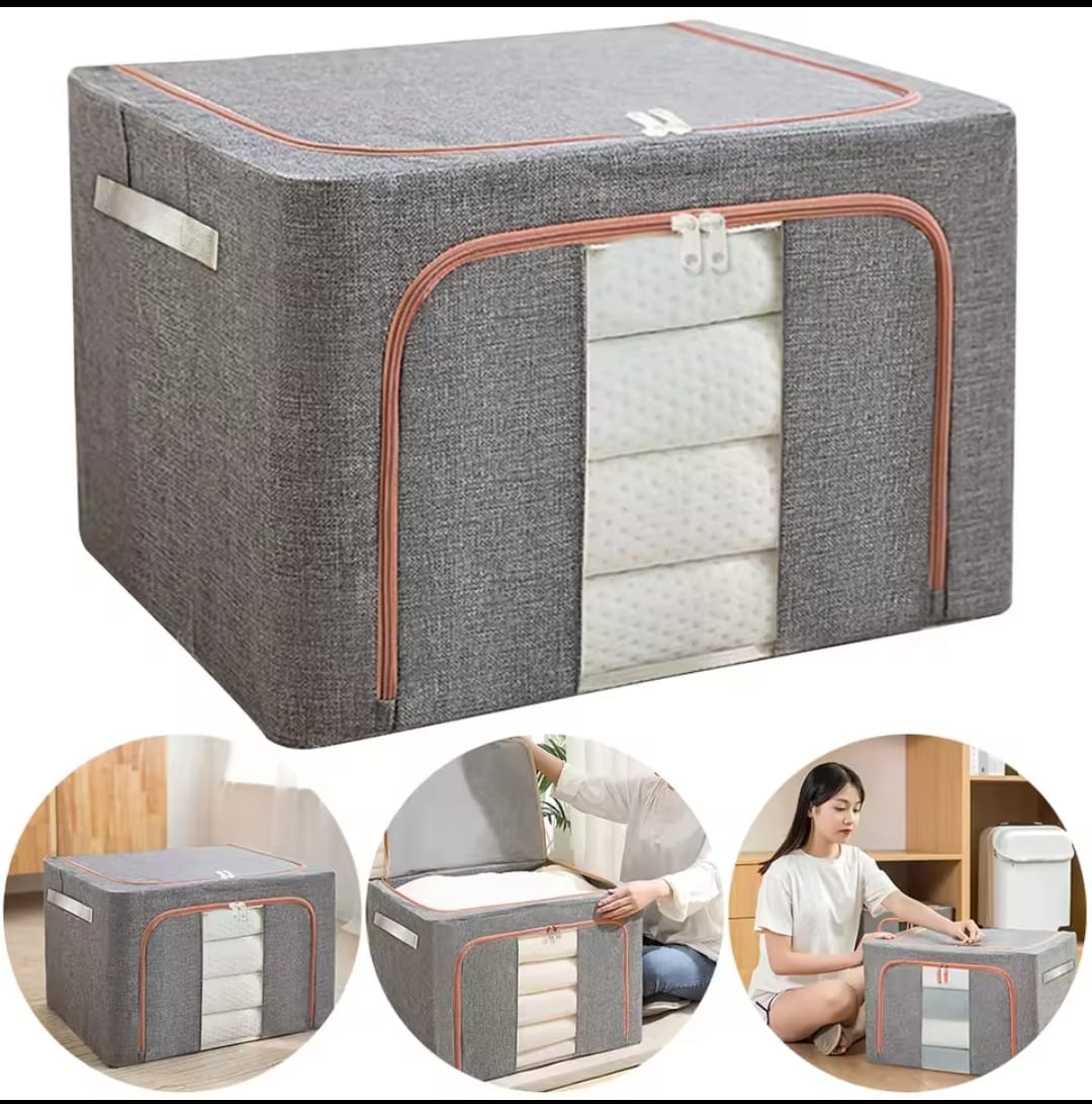 100L Zipped Storage Box/ Wardrobe Organizer