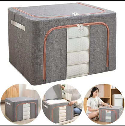 100L Zipped Storage Box/ Wardrobe Organizer