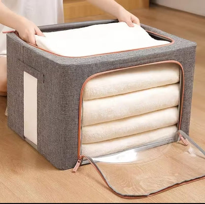 100L Zipped Storage Box/ Wardrobe Organizer