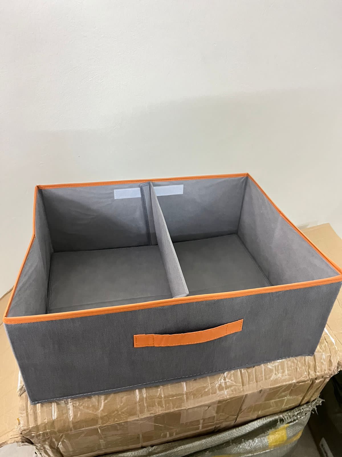 Versatile Foldable double compartment closet organizer