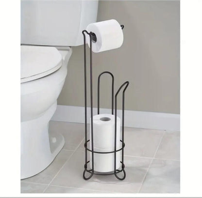 Free-Standing Toilet Paper Holder with Storage 🧻