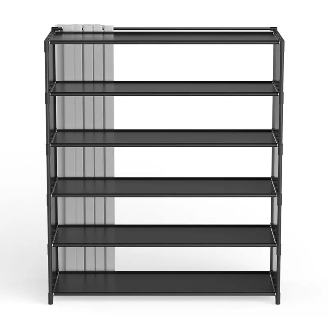 8 layer shoe rack organizer with fabric dustproof cover