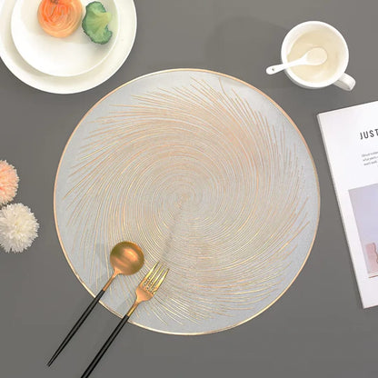 6pcs pvc non-woven, waterproof table mats