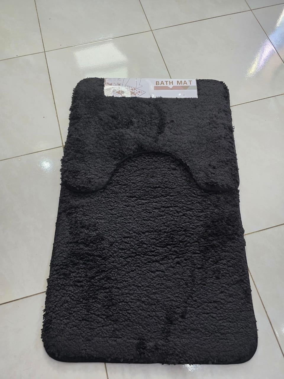 2 pcs set High absorption Ultra-Soft Plush Bath Mat Set