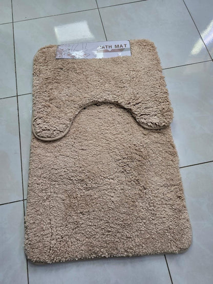 2 pcs set High absorption Ultra-Soft Plush Bath Mat Set