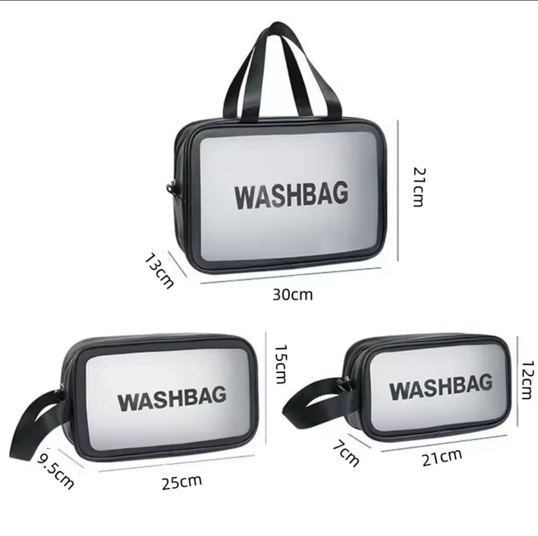 3pcs washbags set.