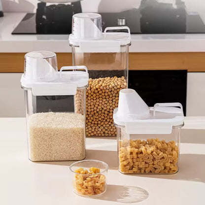 Acrylic airtight cereal storage container