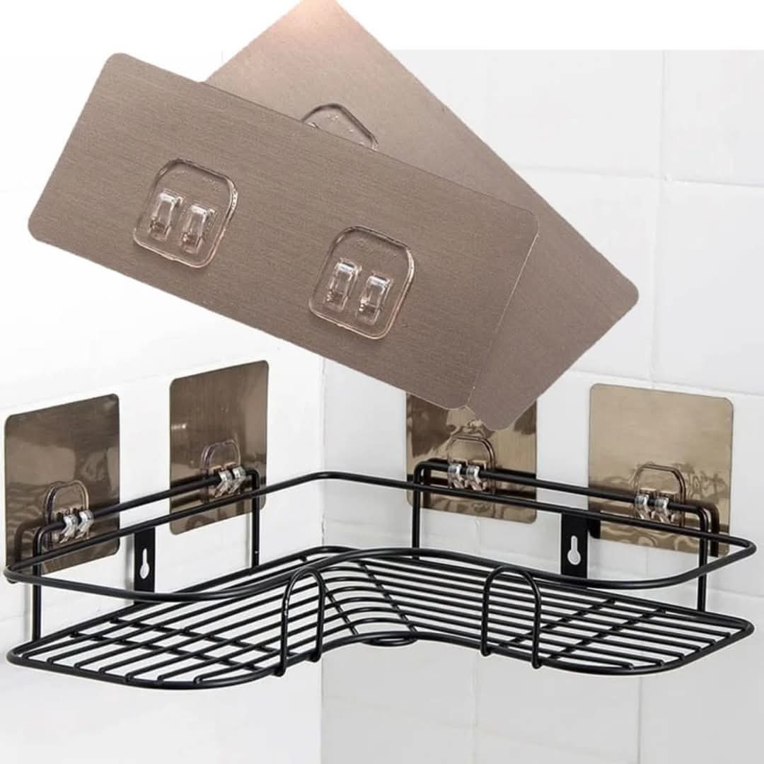 5 pcs Strong Adhesive Waterproof Wall Hooks/Shelf Stickers