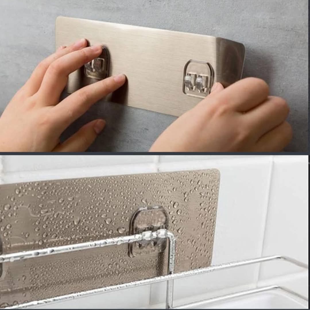 5 pcs Strong Adhesive Waterproof Wall Hooks/Shelf Stickers