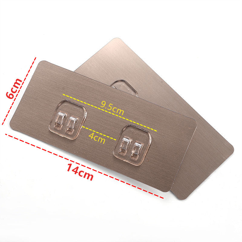 5 pcs Strong Adhesive Waterproof Wall Hooks/Shelf Stickers