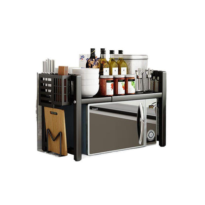 Single layer Heavy-duty Adjustable Microwave Stand