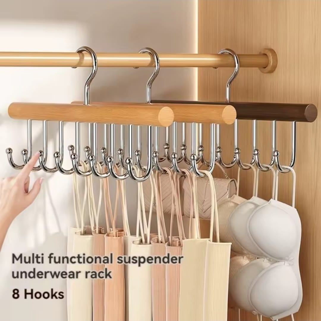 Wooden plank hanger