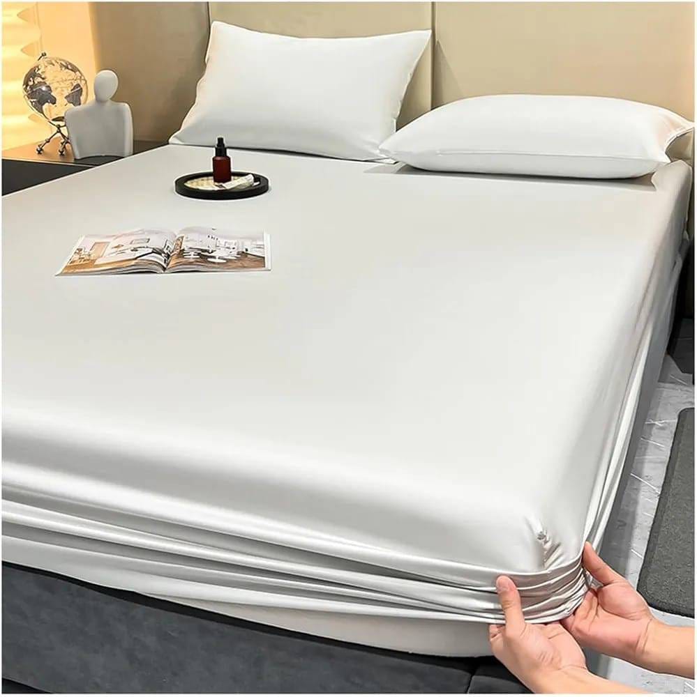 Waterproof Fitted sheet/Bamboo Matress protector Bed cover with elastic Band Terry Cloth Hypoarllergenic