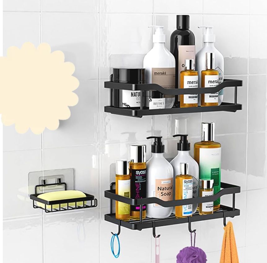 3 pcs Shower caddy shelf/Bathroom