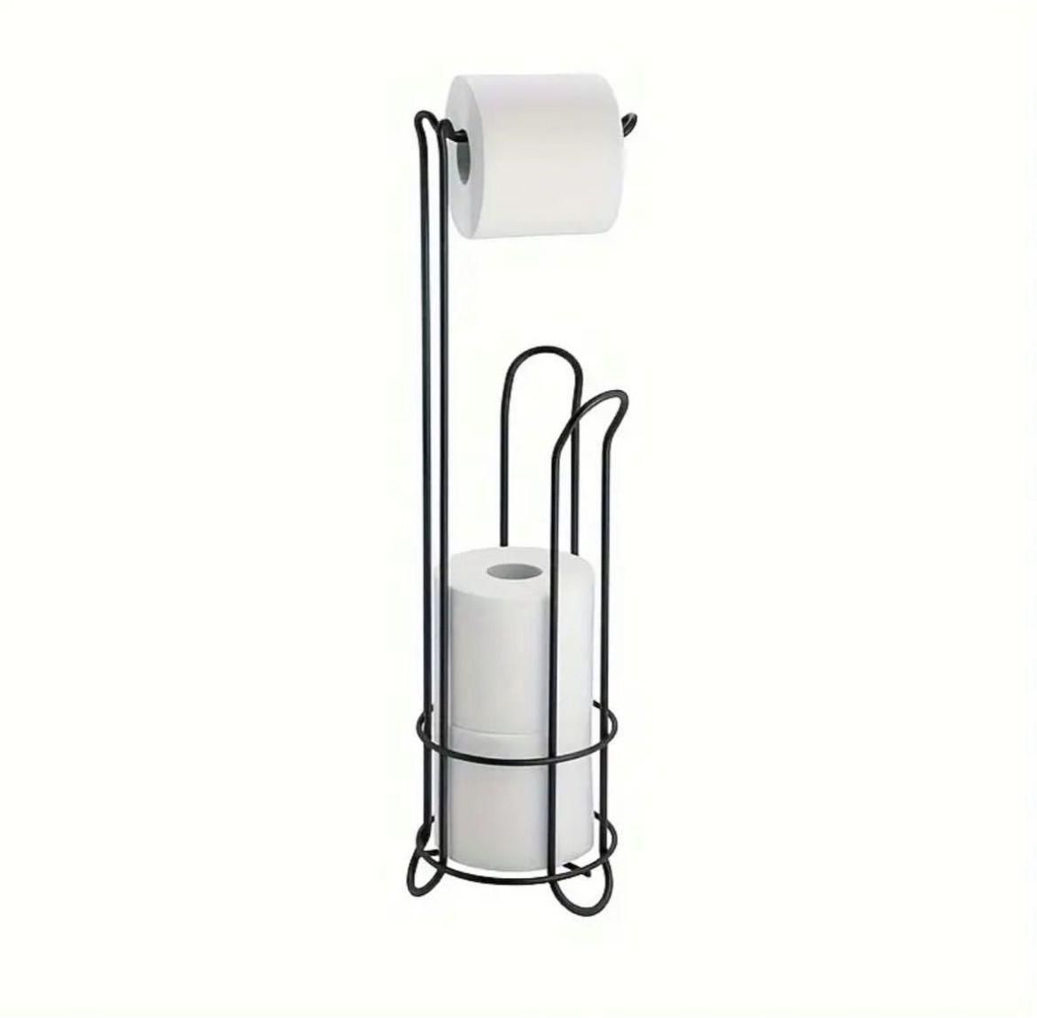 Free-Standing Toilet Paper Holder with Storage 🧻