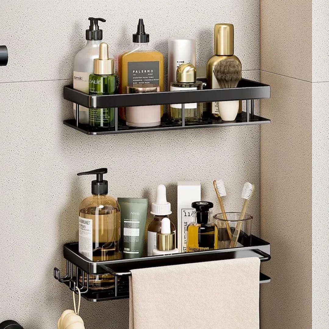 Aluminum Kitchen & Bathroom Storage Rack