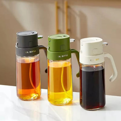 2 in 1 multifunctional oil spray  dispenser(sprayer &pourer)
