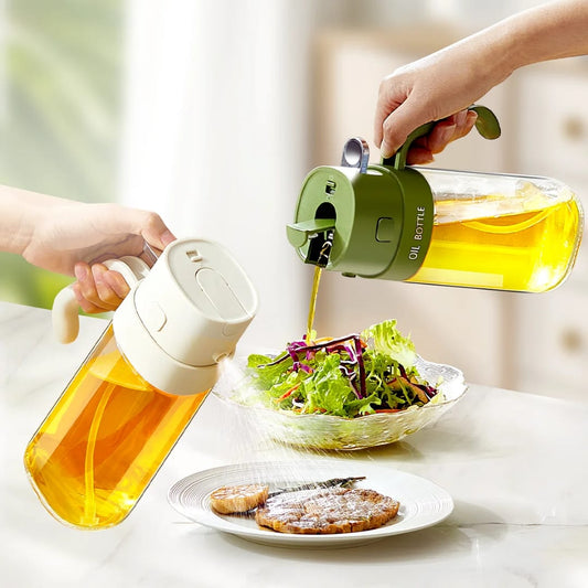 2 in 1 multifunctional oil spray  dispenser(sprayer &pourer)