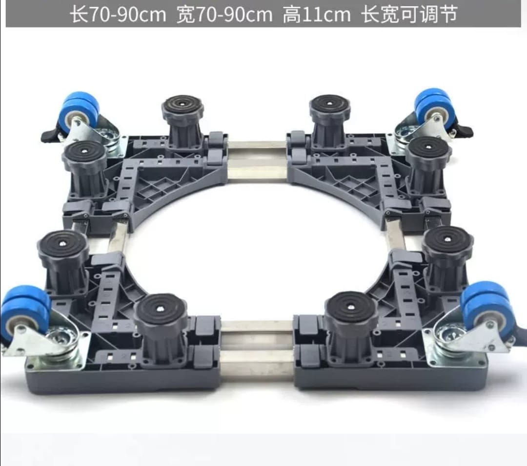 Heavy-Duty Double Tube Fridge/Washing Machine Stand