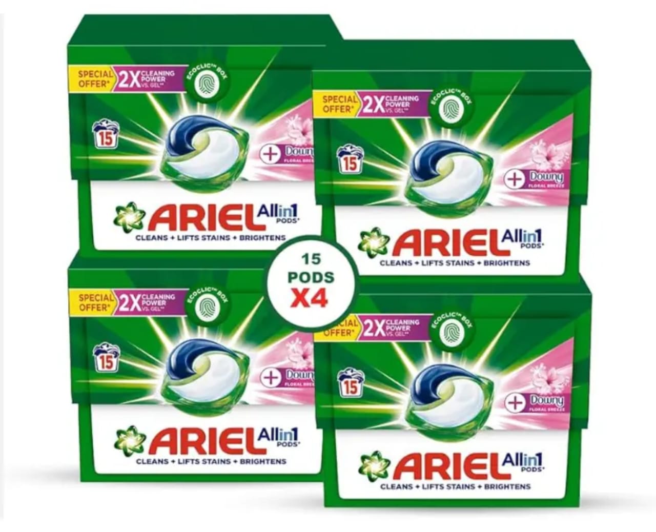 3 in 1 Ariel laundry pods