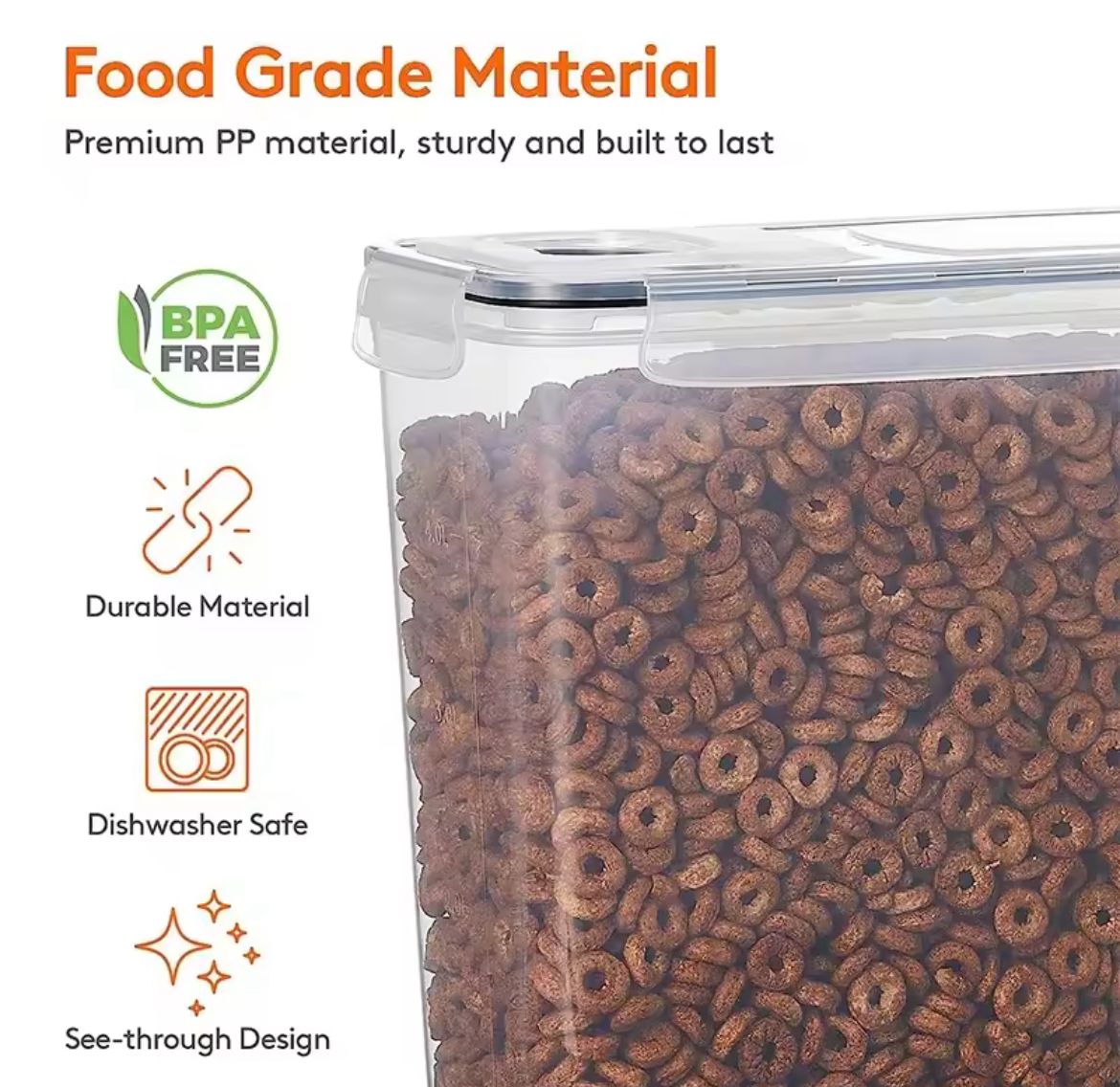 4pc airtight food storage containers