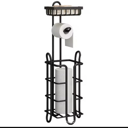 Heavy-Duty Toilet Paper Holder Stand
