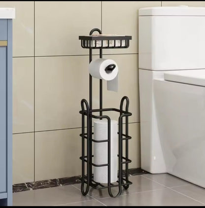 Heavy-Duty Toilet Paper Holder Stand