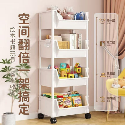4 Trolley bookshelf/kitchen storage rack